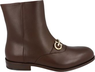 Ferragamo Geremia Gancini Ankle Boots