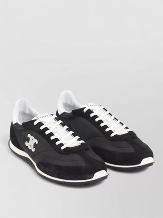 Celine low lace up sneakers triomphe logo