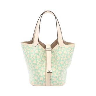 Herm&egrave;s unisex, Pre-owned, Groen, Maat: ONE Size Leer