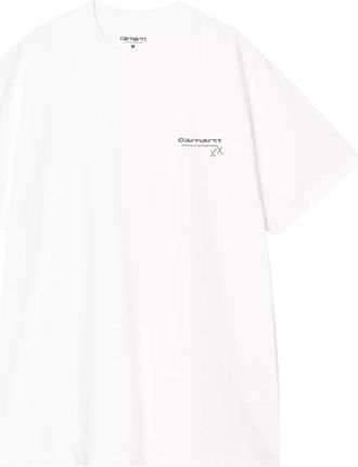 Carhartt Work in Progress Garble Short Sleeve T-Shirt White I036007-02-XX
