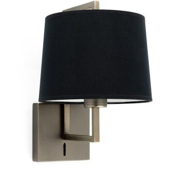 Faro Barcelona Frame Aplique De Pared Oro Viejo/negra 20171-03