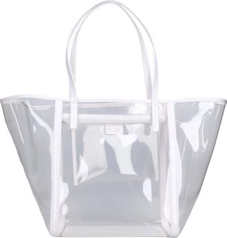 by FAR By Far, Tassen, Dames, Wit, ONE Size, Leer, Plexi Bag