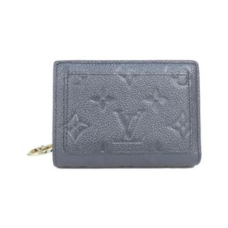 Louis Vuitton Monogram Empreinte Navy Leather Wallet (Bi-Fold) (Pre-Owned)