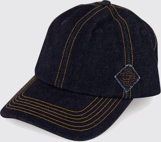 Casablanca Cappello da baseball in cotone con logo ricamato e cinturino regolabile