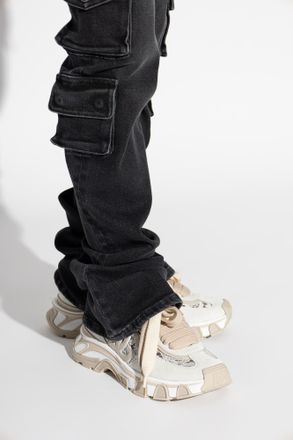 Dolce & Gabbana Sports Shoes With Lace Inserts, Womens, Cream