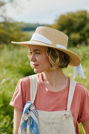 Terrain Wide Brim Boater Hat