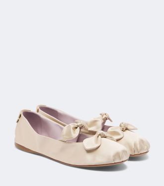 Chlo&eacute; Chlo&eacute; Bailarinas penny de sat&eacute;n