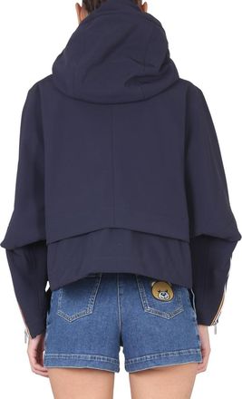 K-Way Hooded Windbreaker Jacket - Blue