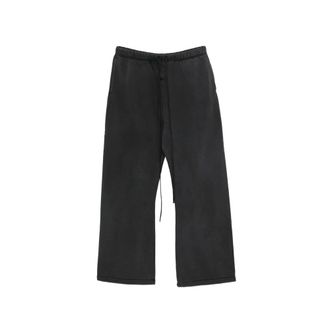 Fear of God Wide Trousers, male, Gray, Size: 2XL Drawstring Flare Sweatpant