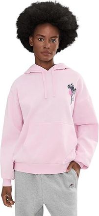 Salty Crew Geo Palm Hoodie Womens Sweatshirt Pink : XL, Cotton/Fleece/Polyester
