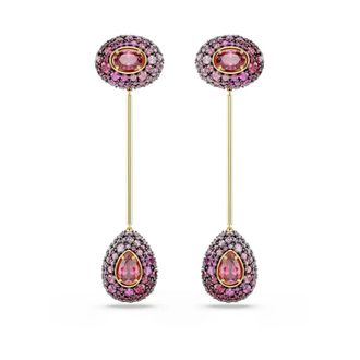 Swarovski Sublima Druppels Oorbellen - Dames - Oorbellen - Roze - ONE Size - Accessoires