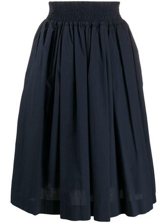 Woolrich Rok met elastische taille - Blauw