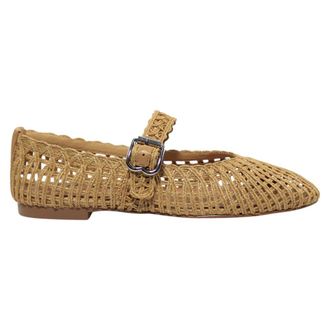 Bibi Lou Ballerinas, female, Beige, Size: 10 US Intrecciata Ballerina