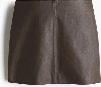 H&M Minijupe - Brown
