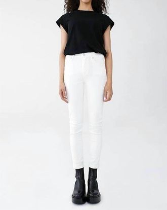A Gold E Womens Sophie High Rise Skinny Crop Jeans In Offspring