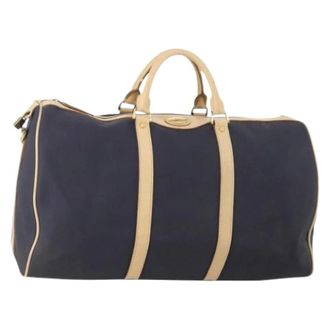 Dior Pre-owned Weekend Bags, female, Blue, Size: ONE SIZE Pre-owned Vintage Boston Bag