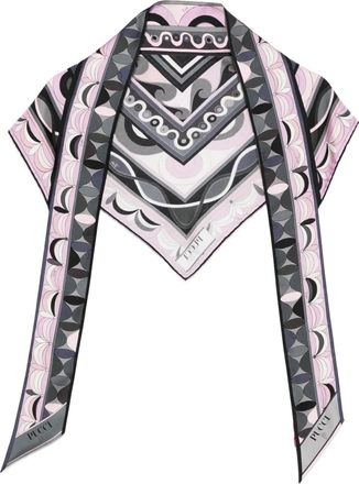 Pucci printed silk scarf - Pink