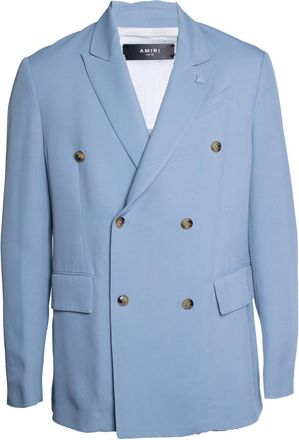 Amiri Blue double breasted blazer jacket