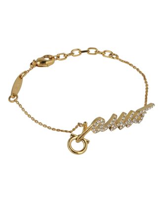 Ferragamo Crystal Embellished Amo Bracelet