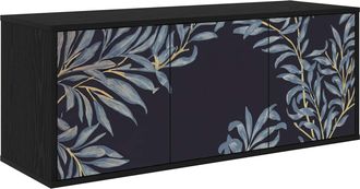 vidaXL Mueble De Tv Montado En La Pared Dokkum 102 X 33 X 40 Cm Vidaxl