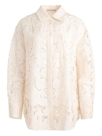 Alice & Olivia Finely shirt - Neutrals