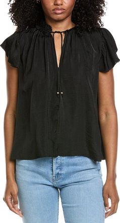 Elan Elan Ruffle Sleeve Top