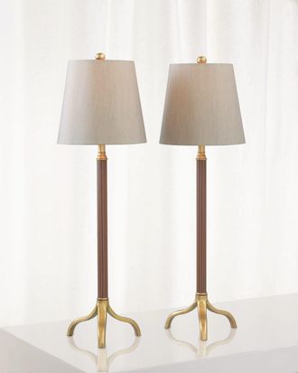Port 68 Portobello Buffet Lamps, Set of 2