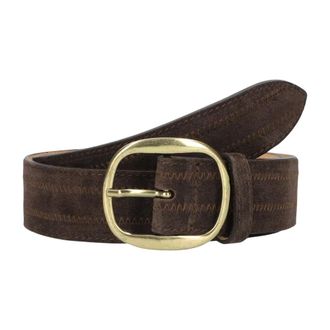 Omoda Su&egrave;de Bruine Riem Louise 67 - Dames - Accessoires - Bruin - Maat: 85 CM Su&egrave;de
