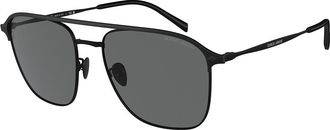 Giorgio Armani AR6154 300187 Mens Sunglasses Black Size 57