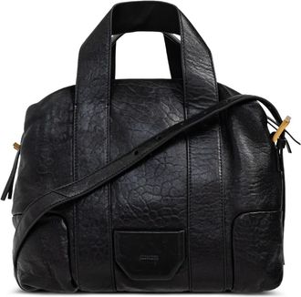 AllSaints Ares shopper met textuur - Zwart