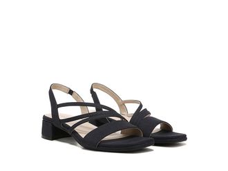 Life Stride Joy 2 Strappy Sandals Womens Sandals Navy Synthetic : 9.5 W (C), Rubber
