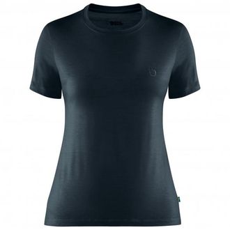 Fjällräven Abisko Wool S/S T-Shirt für Damen | blau