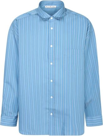 Acne Studios Hombre, Camisas, Azul, Talla: L