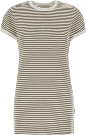 Maison Margiela Geborduurde Mini-jurk van Stretchkatoen - Dames - T-shirts - Veelkleurig - M - Katoen - Tops