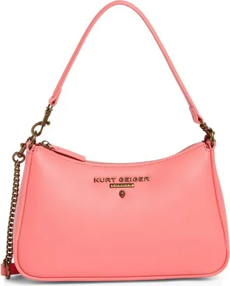 Kurt Geiger Highgate Leather Shoulder Bag in Open Pink at Nordstrom Rack