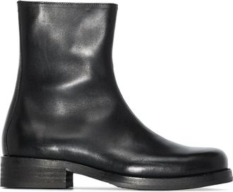 Our Legacy Camion Boot - Heren - Enkellaarsjes - Zwart - 40 EU - Leer - Schoenen