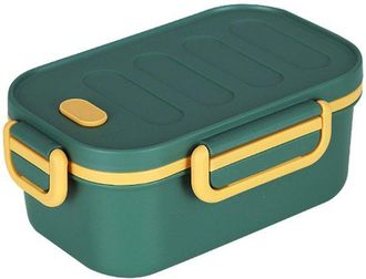 OEM Fiambrera Para Adultos Con Separadores, 1000 Ml, A Prueba De Fugas, Doble Capa Para El Desayuno, Oficina, Trabajo, Picnic (verde)