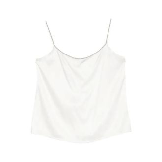 PANICALE Sleeveless Tops, female, Beige, Size: 2XL Tank Top