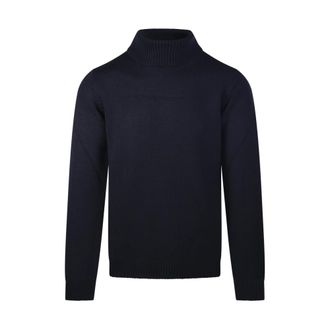 Roberto Collina Merino Wool Turtleneck - male - Roberto Collina - Turtlenecks - Blue - XL - Knitwear