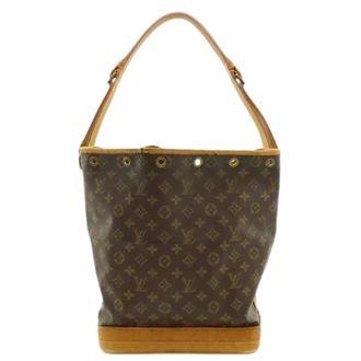 Louis Vuitton Pre-owned Bucket Bags, female, Brown, Size: ONE SIZE Pre-owned Vintage Monogram Shoulder Bag