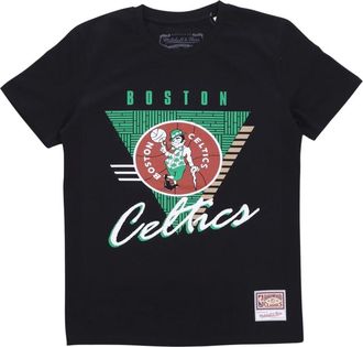 Mitchell & Ness NBA Final Seconds Tee Hardwood Classics - Heren - T-shirts - Zwart - M - Katoen - Tops