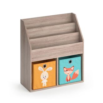 Vicco Estanter&iacute;a Infantil Luigi, Sonoma, 72 X 79 Cm Con 2 Cajas Plegables Opt.1 Vicco