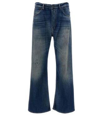Acne Studios Dark Blue Mid Rise Jeans