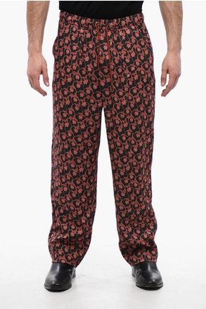 Viktor & Rolf Floral Patterned Pajama Pants with Drawstring size M