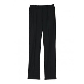 Ines De La Fressange Anatole Broeken - Dames - Straight fit broeken - Blauw - XS - Katoen - Broeken
