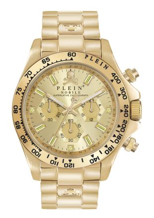 Philipp Plein Nobile Mens Gold Watch PWCAA1121 Stainless Steel - One Size
