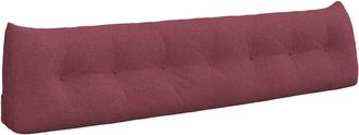 vidaXL Coj&iacute;n De Espalda Rojo Vino 200 X 24 X 50 Cm Tela Vidaxl