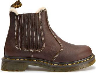 Dr. Martens Womens Dr 2976 Leonore II Boots - Brown Leather - Size UK 5