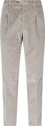 Myths Sand 1 Pinces Corduroy Straight-Leg Pants