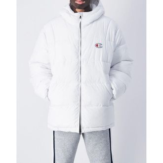 Champion White Polyester Jackets And Mens Coat